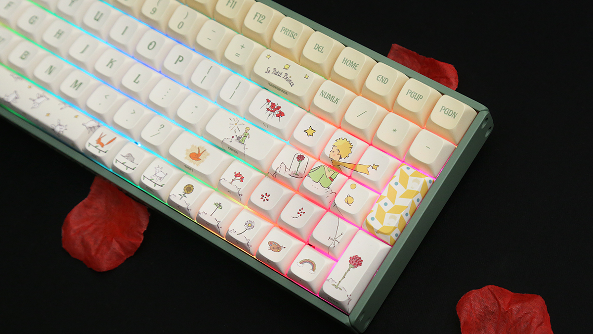 f87客制化机械键盘测评,iqunix玫瑰之约