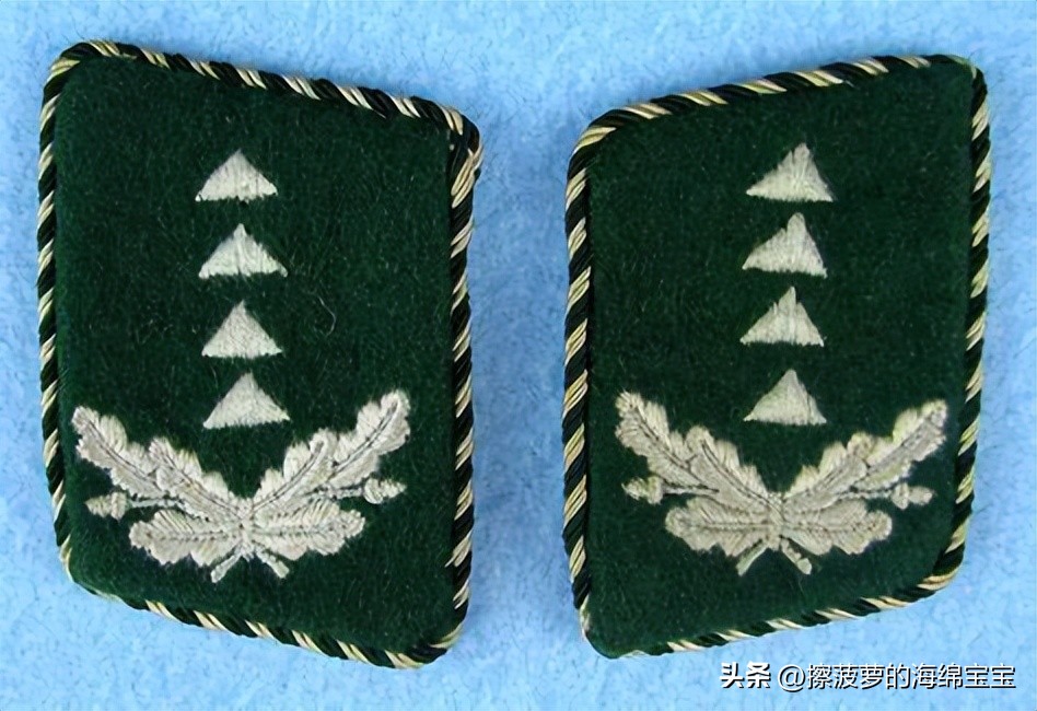 二战德国将军军衔图案,二战德国突击队队长军衔