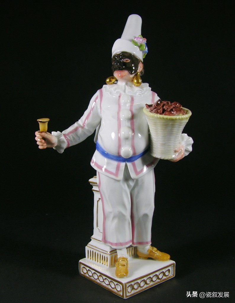 带着“烟火气”的德国梅森Meissen御窑人物瓷塑之小丑角色造型
