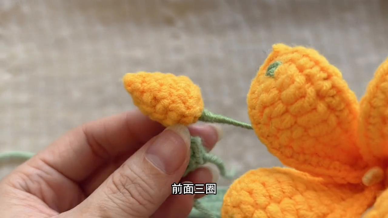 第三十一期叶子帽钩织方法,雪莲花钩织第120集视频