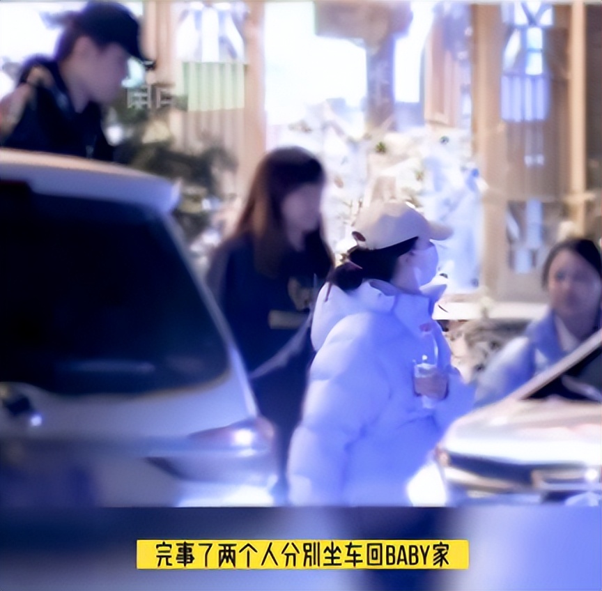 新恋情！黄晓明摸女友屁股带她回家，女方身份疑曝光曾与baby合影