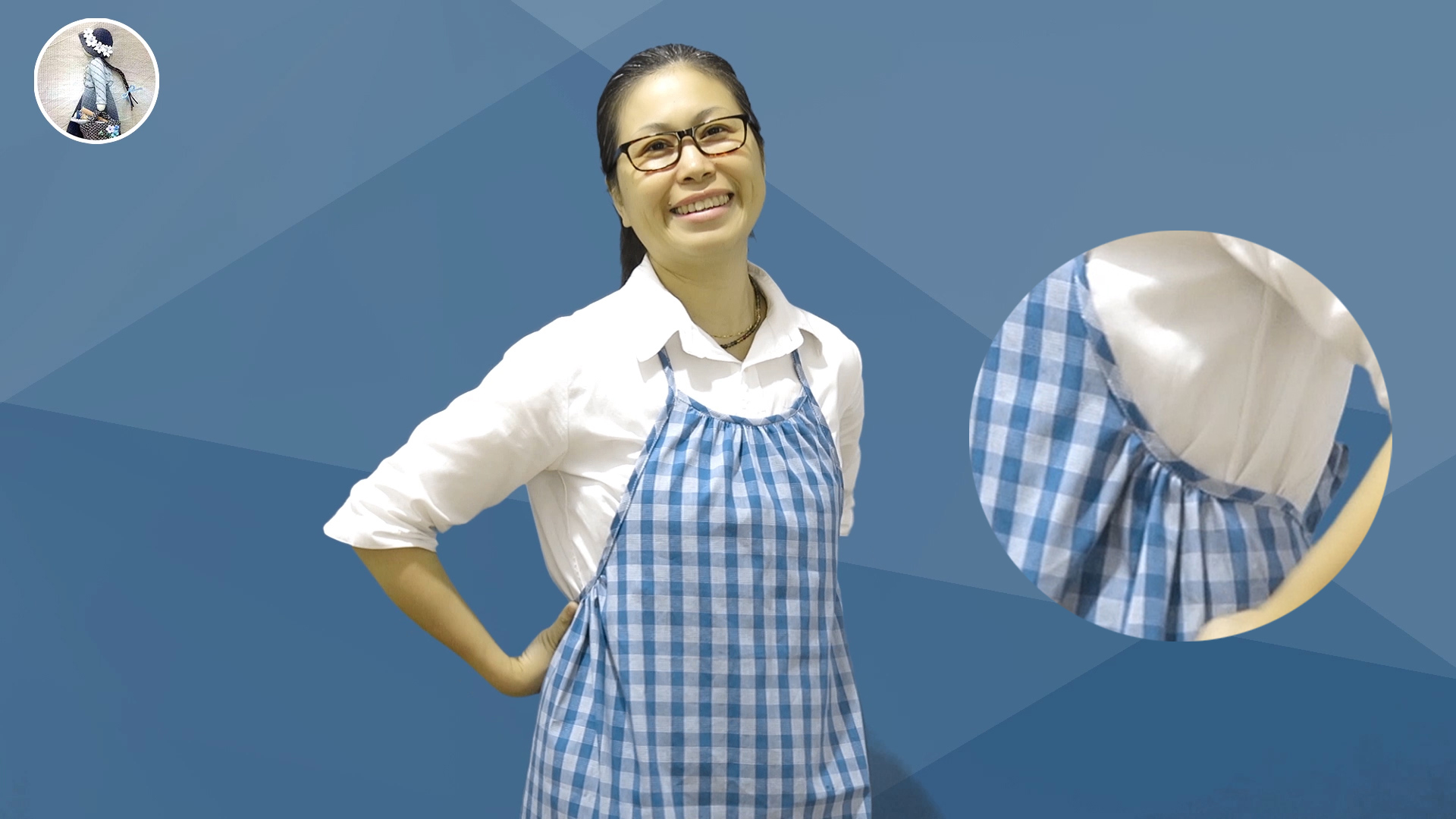 围裙的正确方法自己做简单又好看,适合年轻人的围裙教程