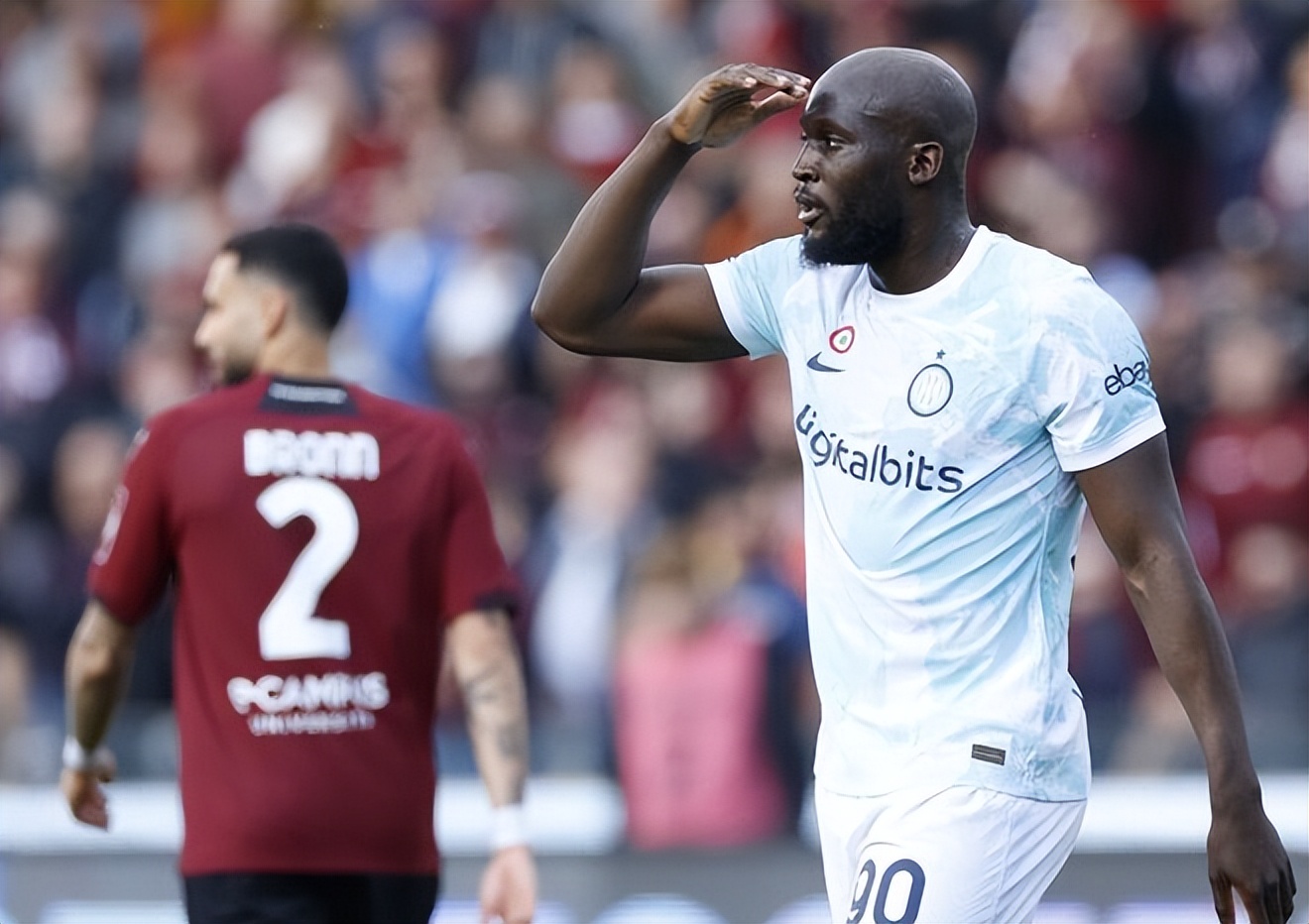 小因扎吉负角度进球,卢卡库选没投小因扎吉