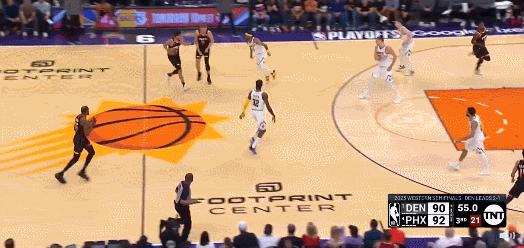 约基奇关键三分掘金力克快船,太阳129-124力克掘金首发阵容