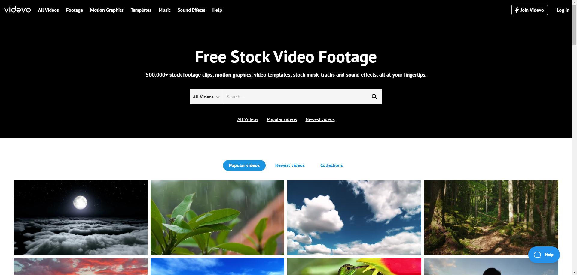 免费*载下**，无版权视频素材网站大推荐