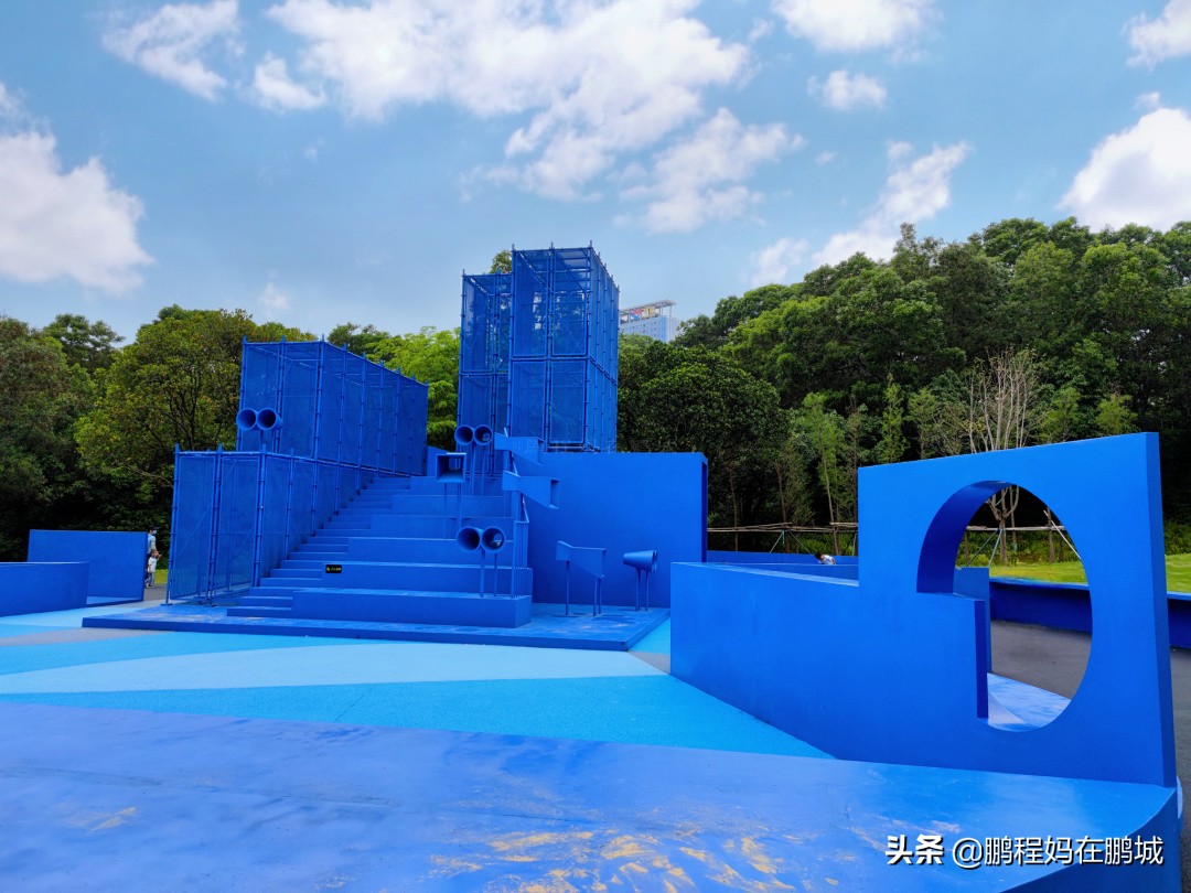 观澜最近翻新过的公园,龙华观澜中心公园