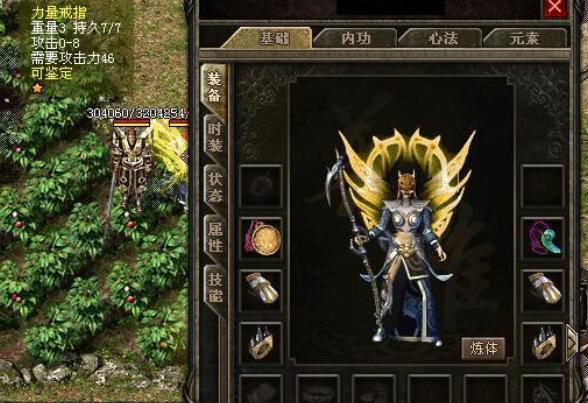 热血传奇戒指,热血传奇4级战士装备