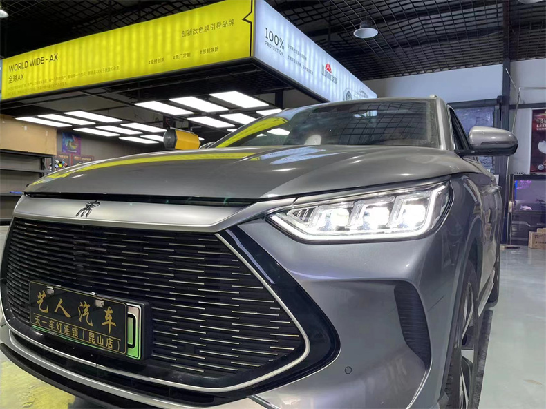 比亚迪宋plus车灯要改吗,24款比亚迪宋plus车灯升级案例