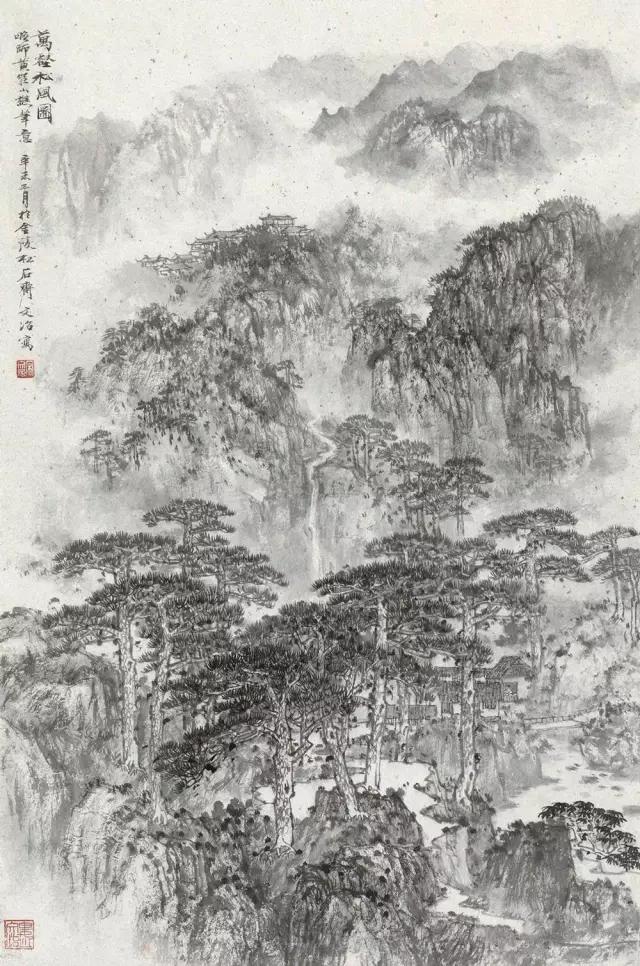 超燃36幅山水画作品欣赏,著名的山水画作品欣赏