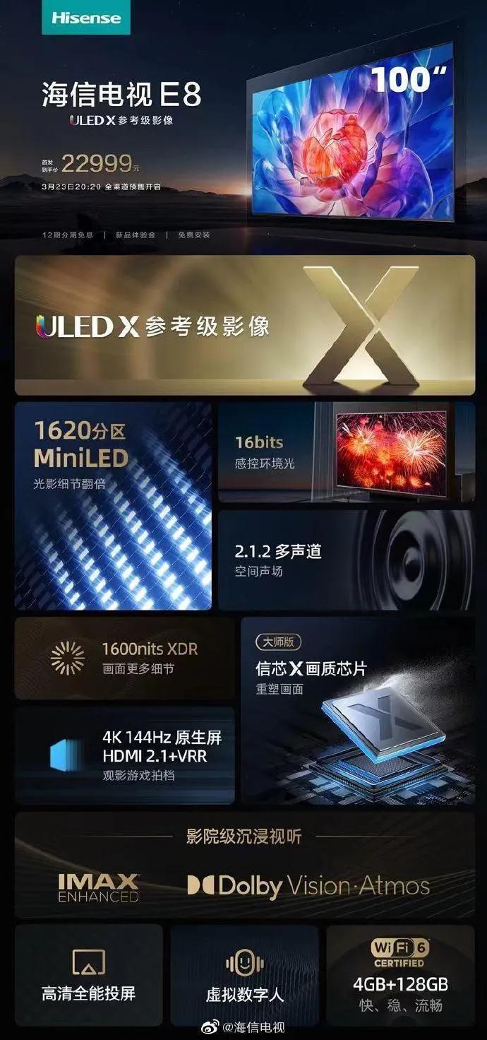 e8k海信电视测评,海信销量最好4k电视