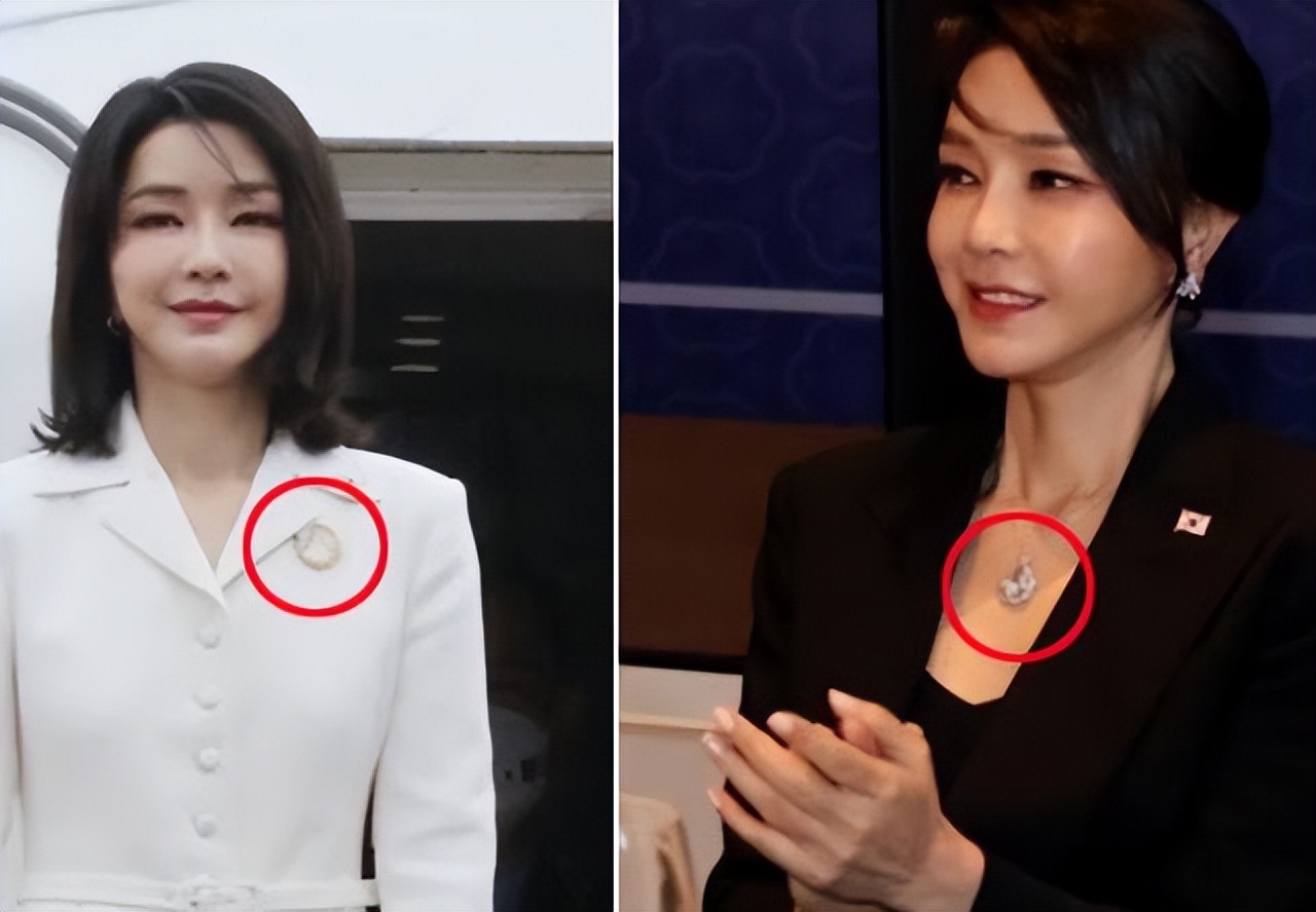 韩国第一夫人戴价值30万项链,韩国第一夫人戴的项链