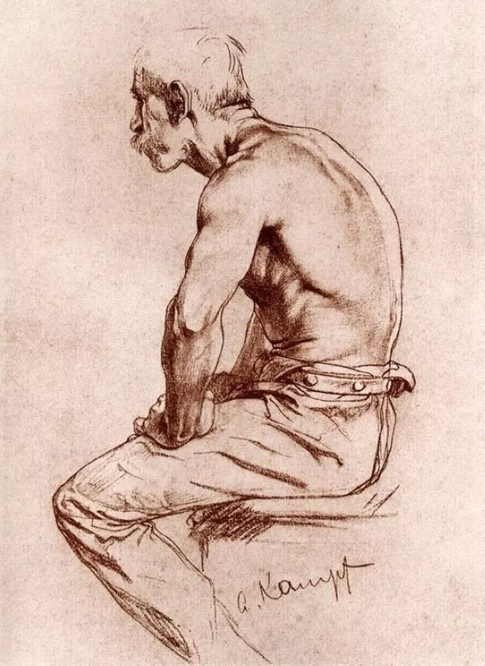 康勃夫的代表作,康勃夫的素描作品欣赏