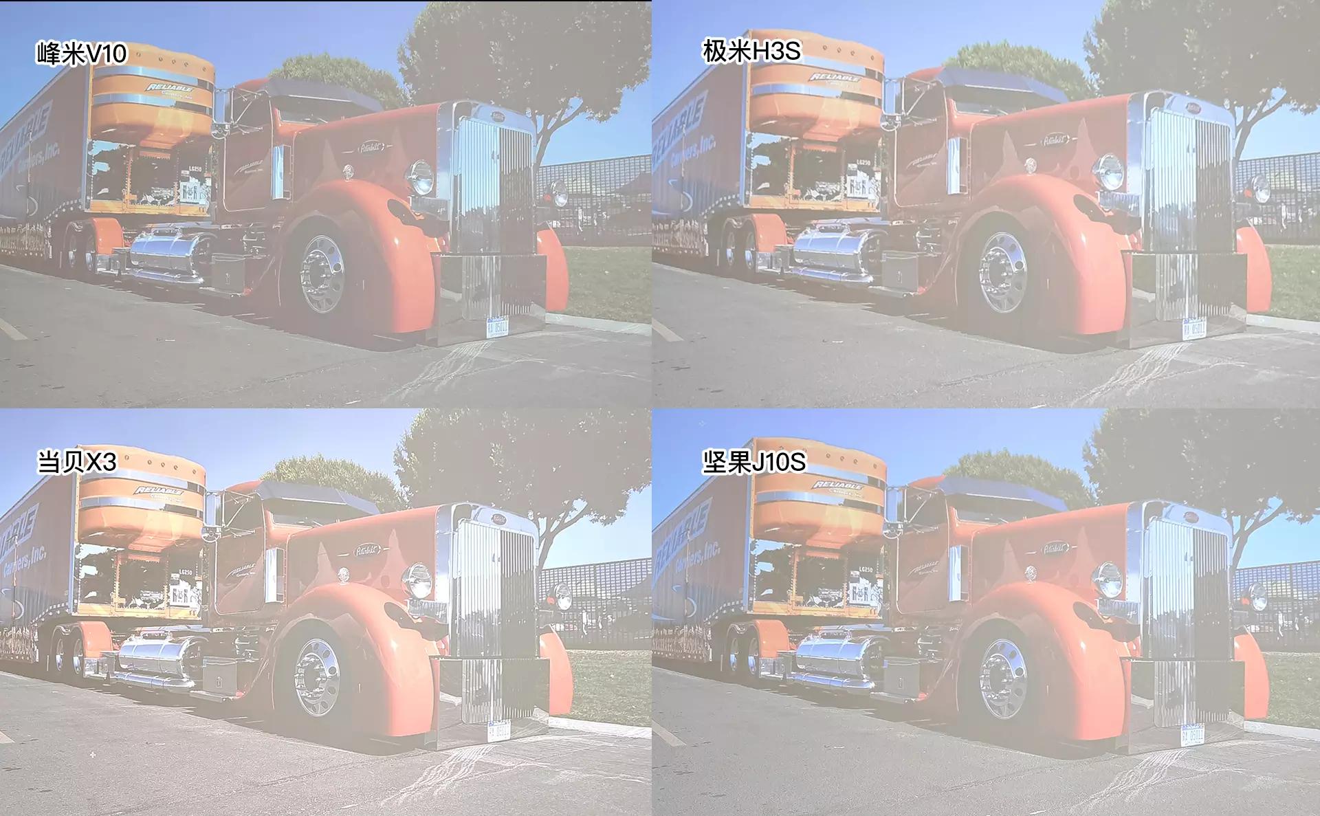 国产投影仪极米当贝坚果,峰米坚果投影仪对比