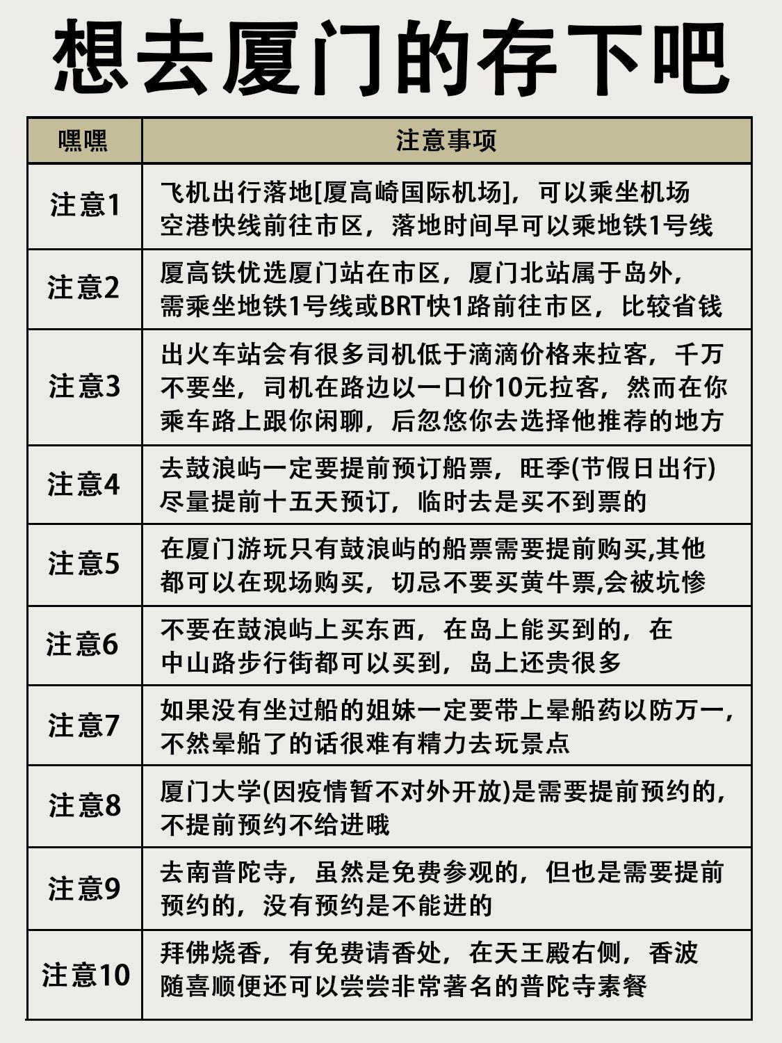 春节从南京去厦门自驾旅游攻略,厦门鼓浪屿旅游攻略三天两夜