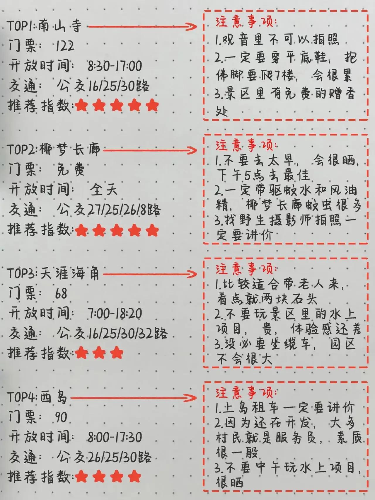 男朋友纯手写的三亚旅游攻略,男朋友纯手写的三亚旅游攻略全程超干货