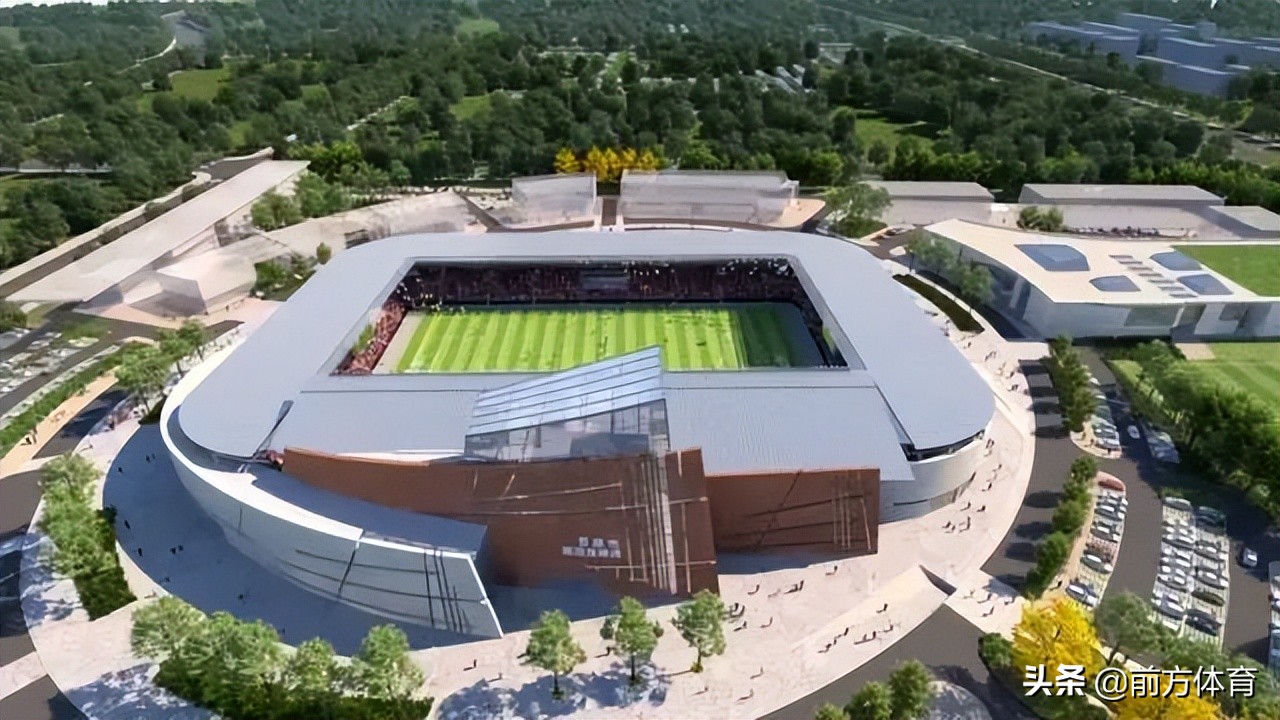 国内排名前十的专业足球场,山东黄河专业足球场效果图