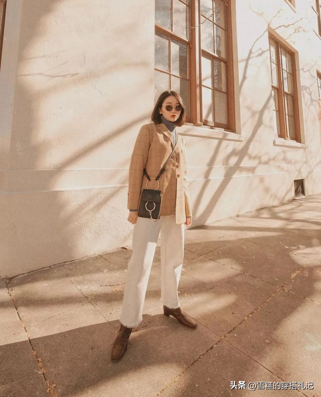 秋冬季短筒软底马丁靴搭配,冬季粗跟短筒马丁靴搭配