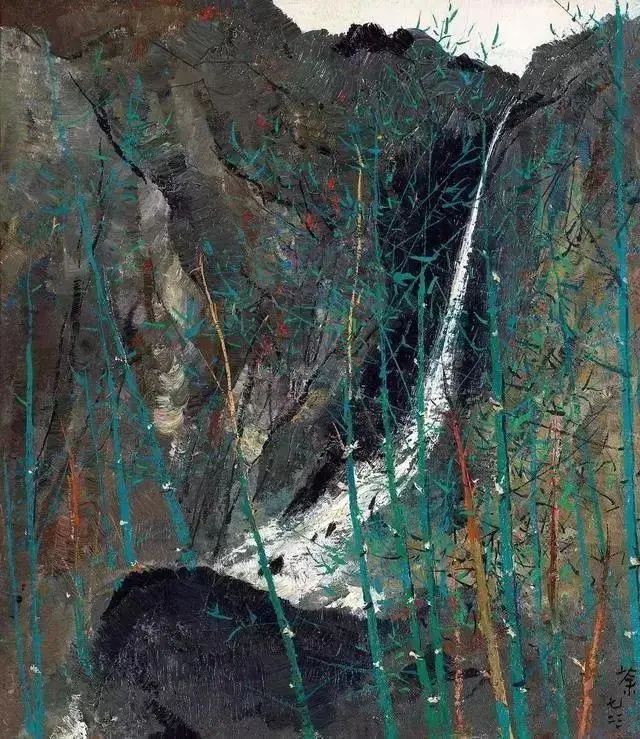 画画难画,吴冠中的竹画作品欣赏