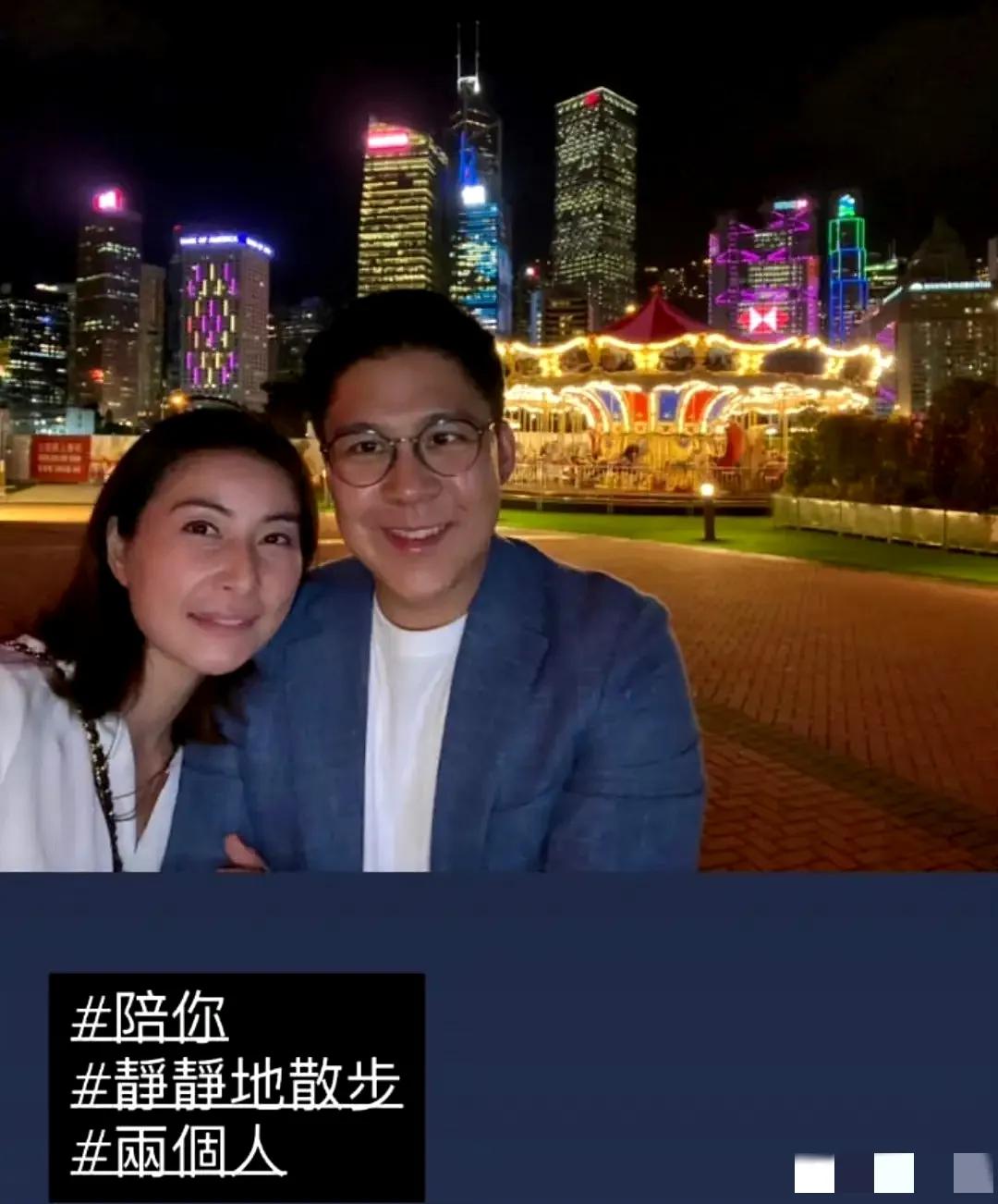 霍启刚晒郭晶晶裁判照大秀恩爱,霍启刚晒中国队大合照