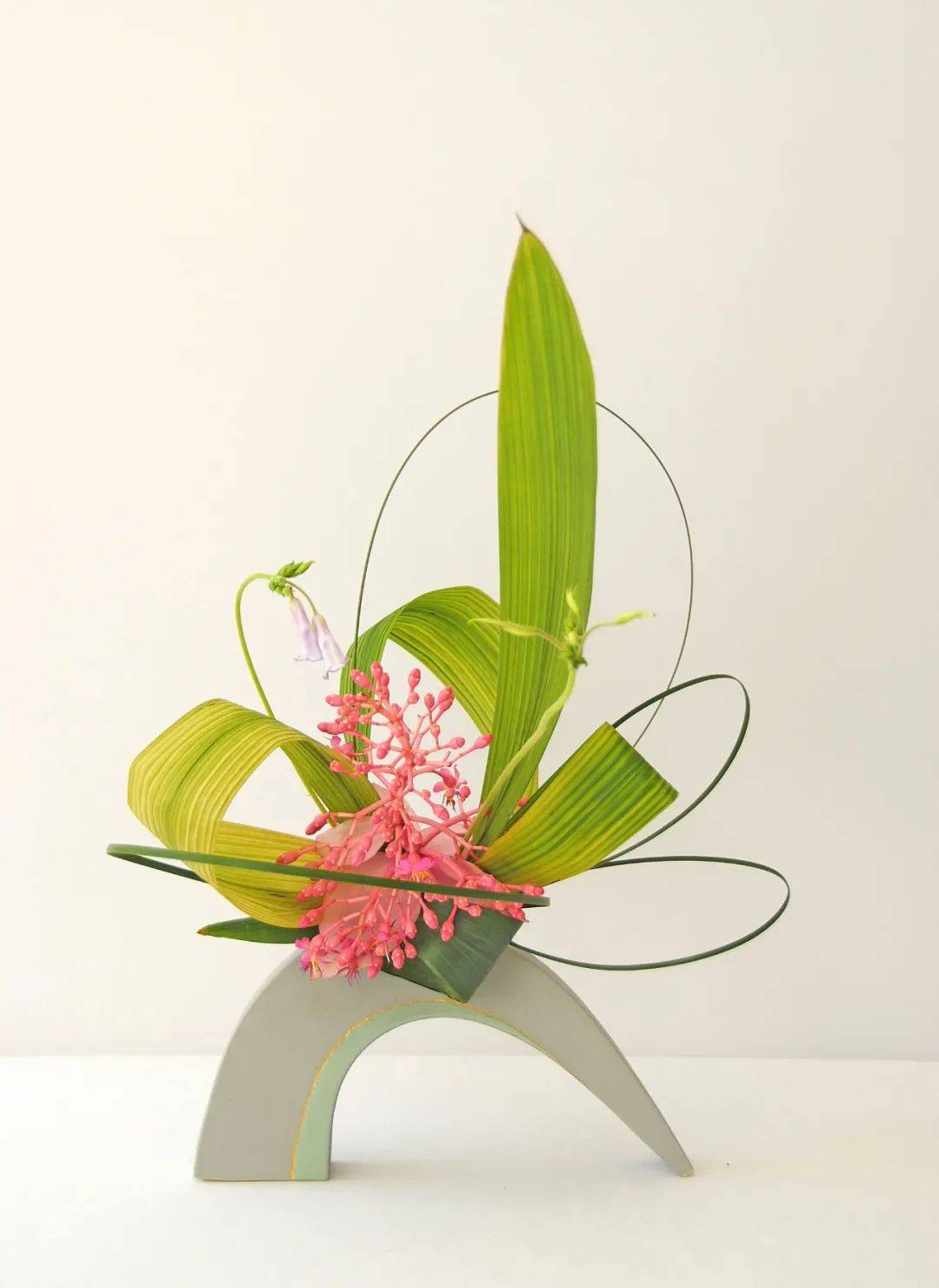 日式插花小原流花道,日式插花的13个基本技巧