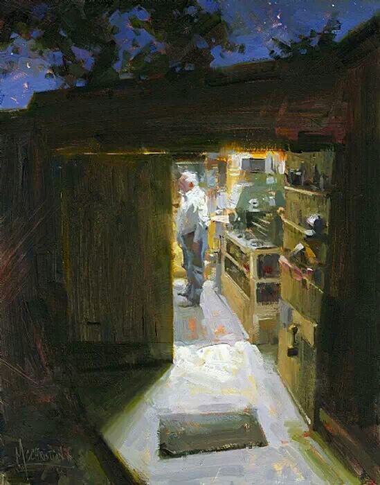 美国女画家珍妮弗,美国现代印象派女画家