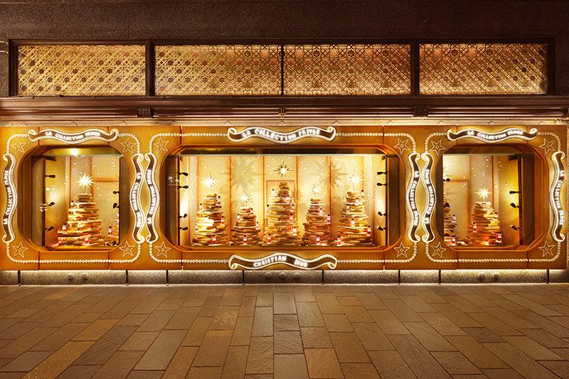 奢侈品秀场设计经典,奢侈品门店圣诞装扮