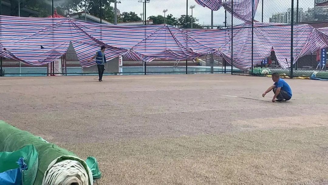 广州海角游泳场足球场,广州首个水上足球场