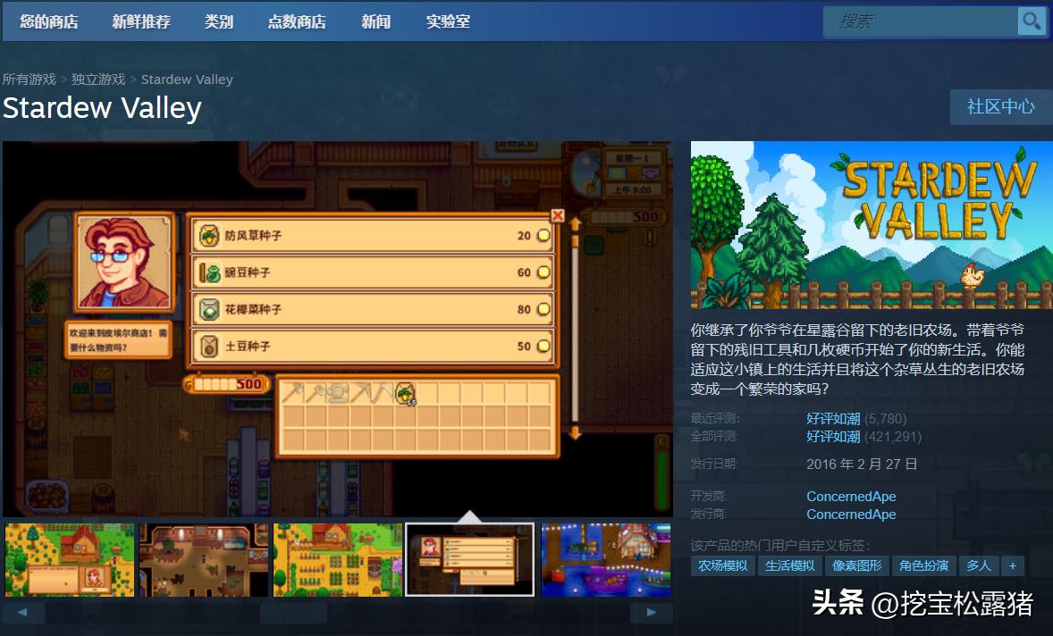 宝藏游戏推荐推理,游戏小白玩星露谷物语