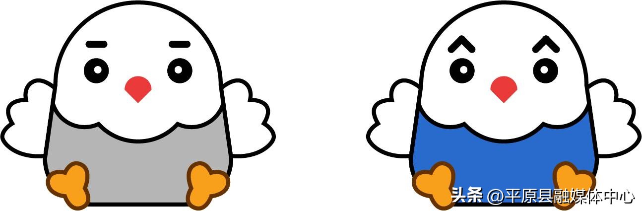 候选作品亮相吉祥物来为“中国平原•千年鸽乡”加油助威！