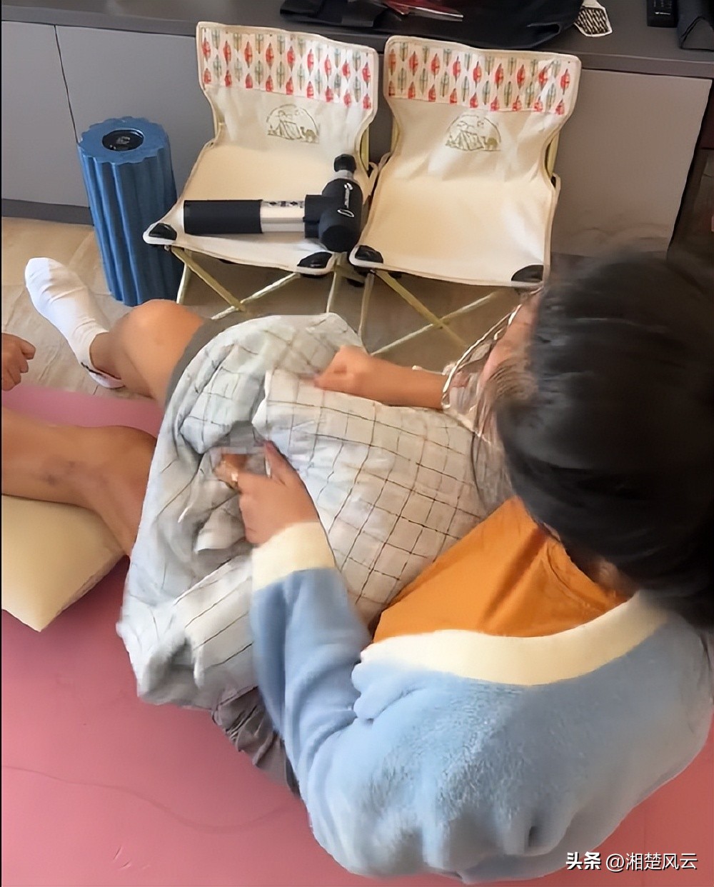 刘晏含做康复训练,刘晏含腿部力量