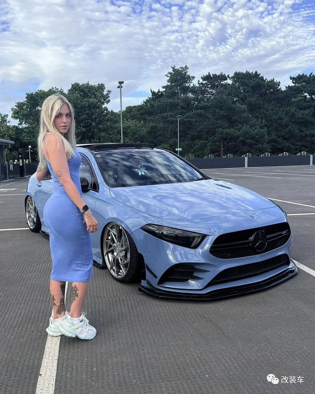 奔驰车模amga35,奔驰c级小姐姐改装