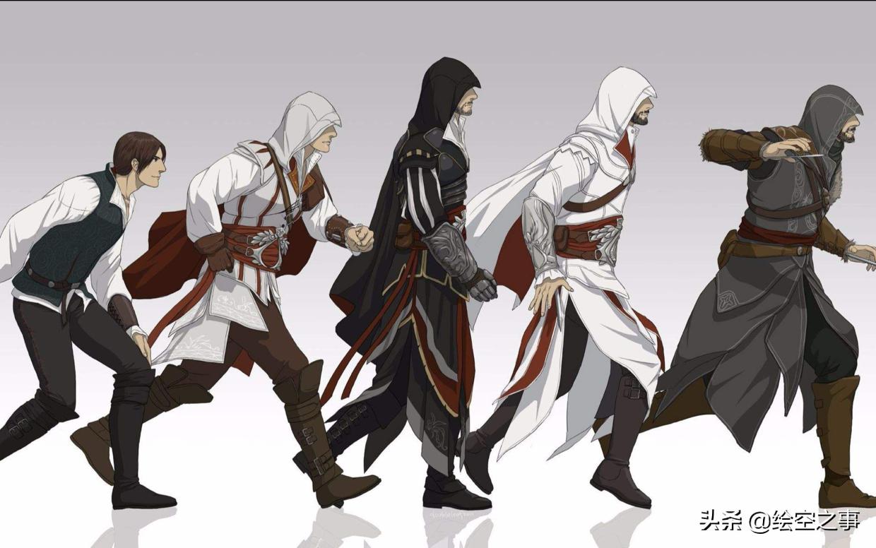 刺客信条系列历代主角形象,刺客信条全系列主角你更喜欢谁