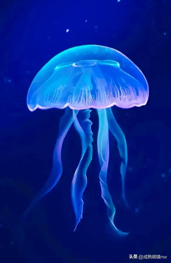 奇怪又美丽的水母,透明漂亮的水母