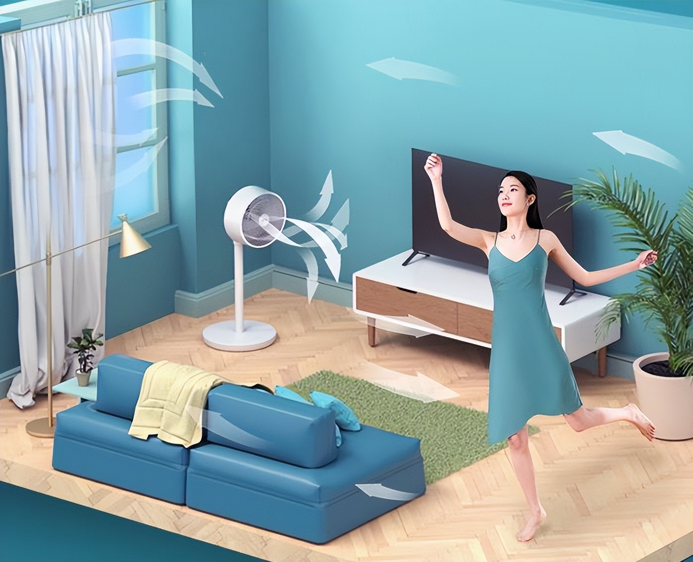 格力空调扇和长虹扇哪个好,格力冷风循环两用扇