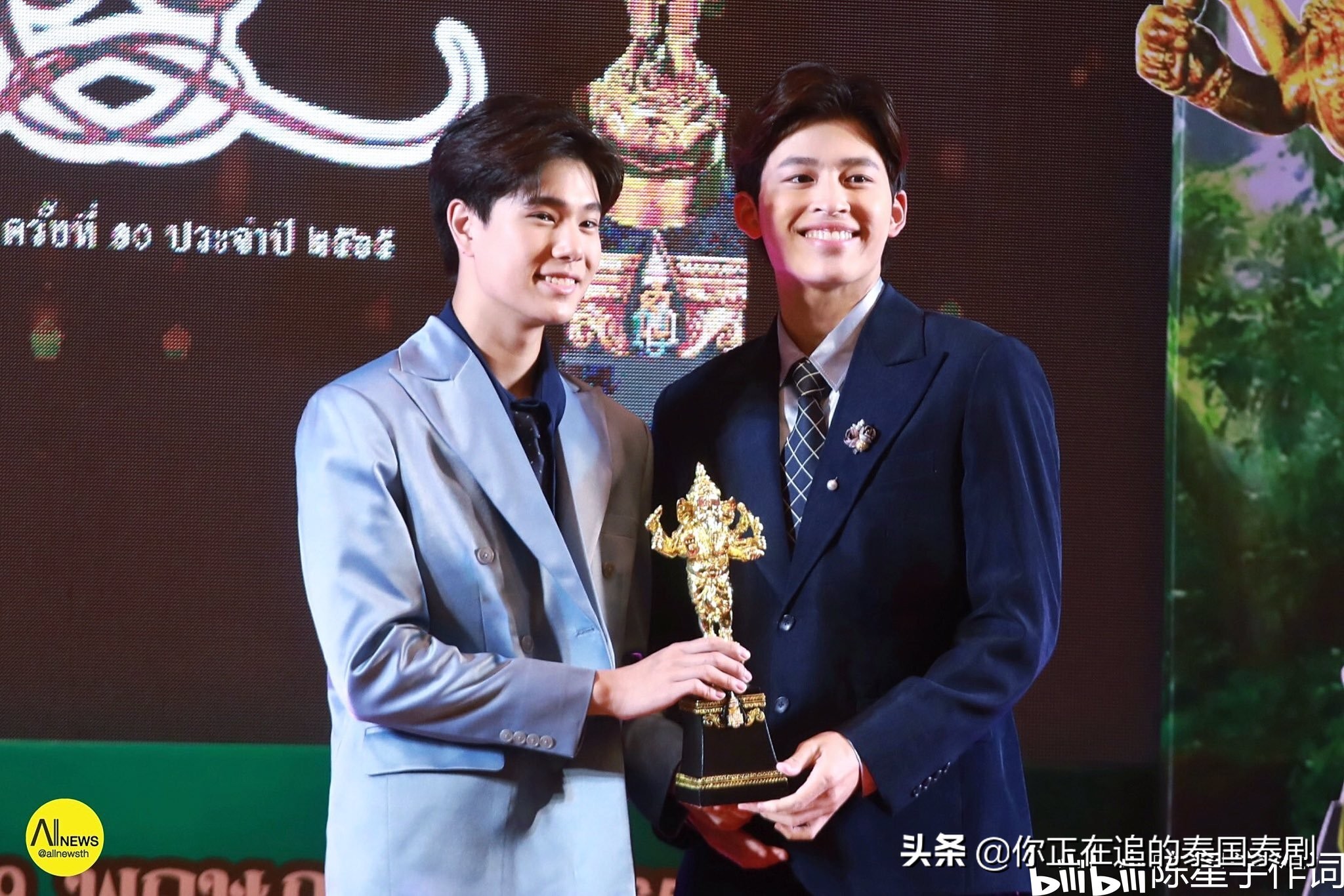 2022年泰国象头神奖：泰剧奇迹熊先生InnJob、鱼你相医PondPhuwin