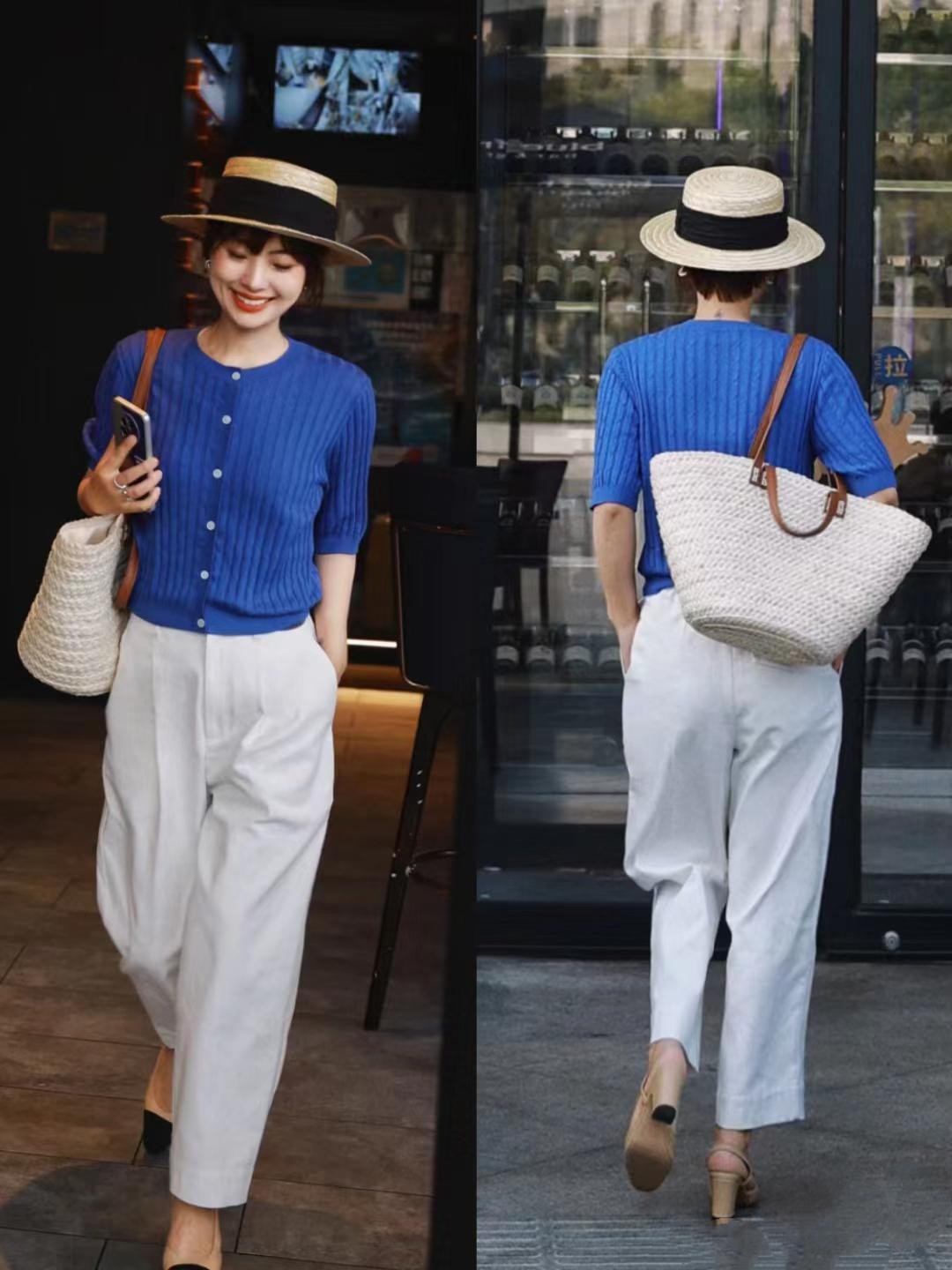 超美黑白色系穿搭教你穿出时尚感,黑白色搭配怎么搭亮色才有高级感