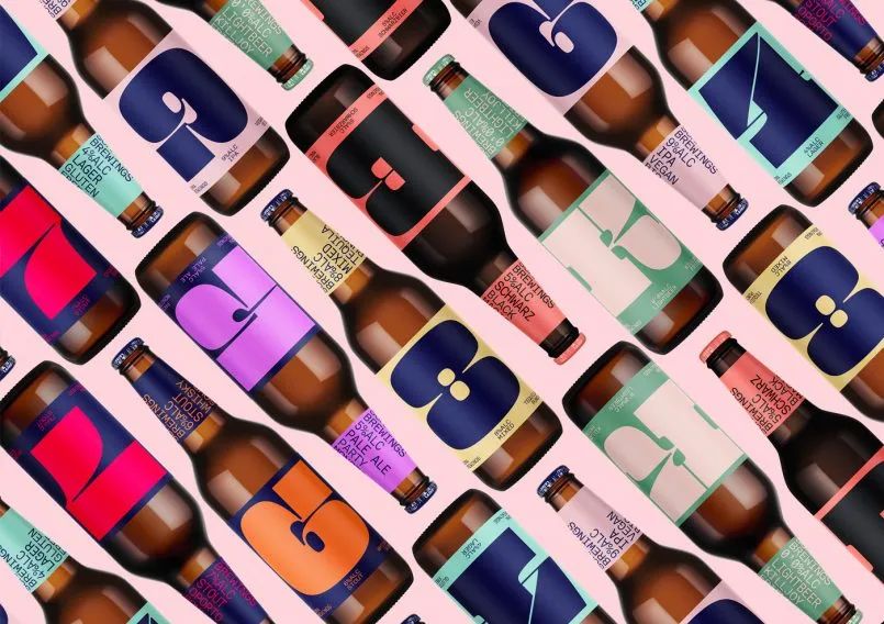 简约化酒包装设计图片,这些酒包装设计太上头了