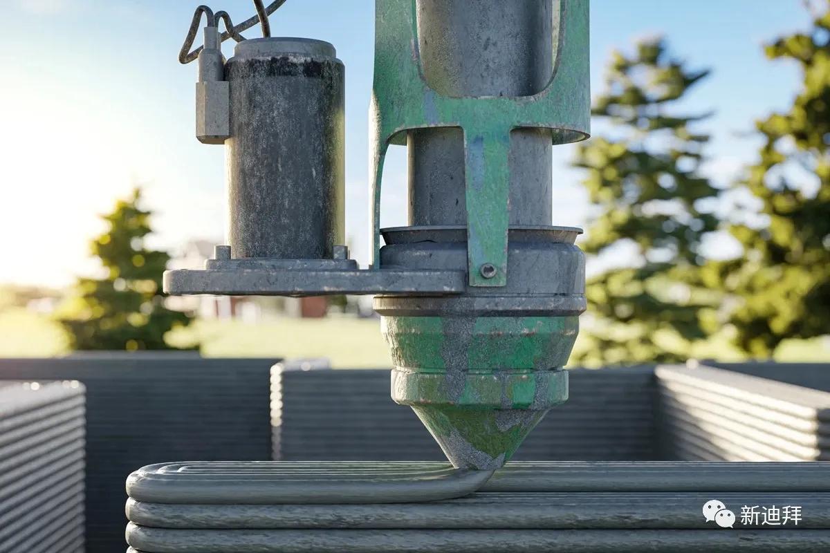 沙特首栋3d打印,迪拜3d打印建筑未来办公室