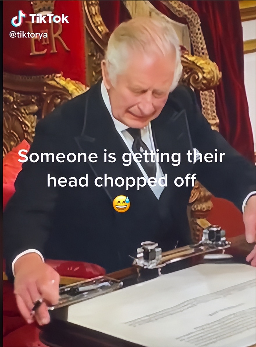 73岁查尔斯刚登基就身体堪忧？手指红肿像香肠，被拍到暴怒视频