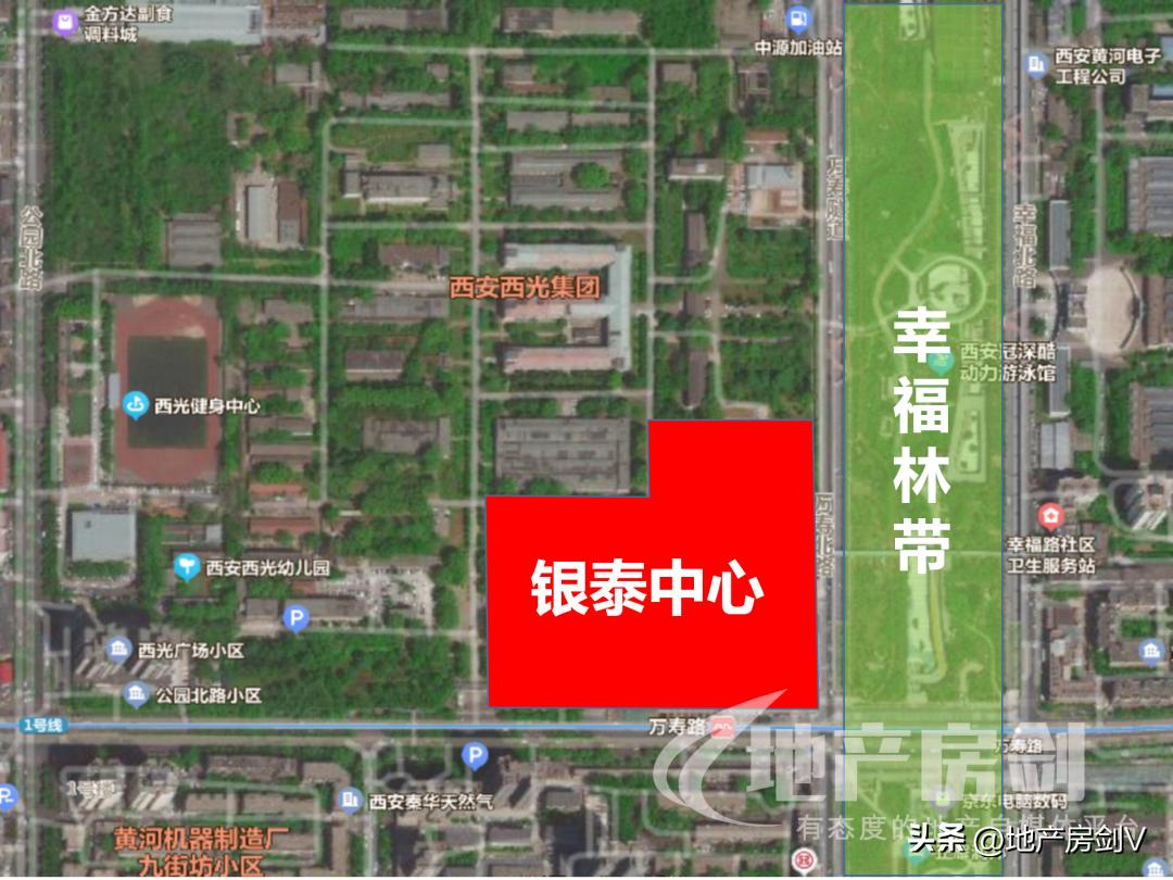 西安银泰总部基地,第四个银泰中心在西安何处