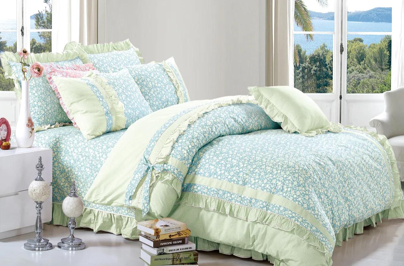 流行床品款式,高档印花床品