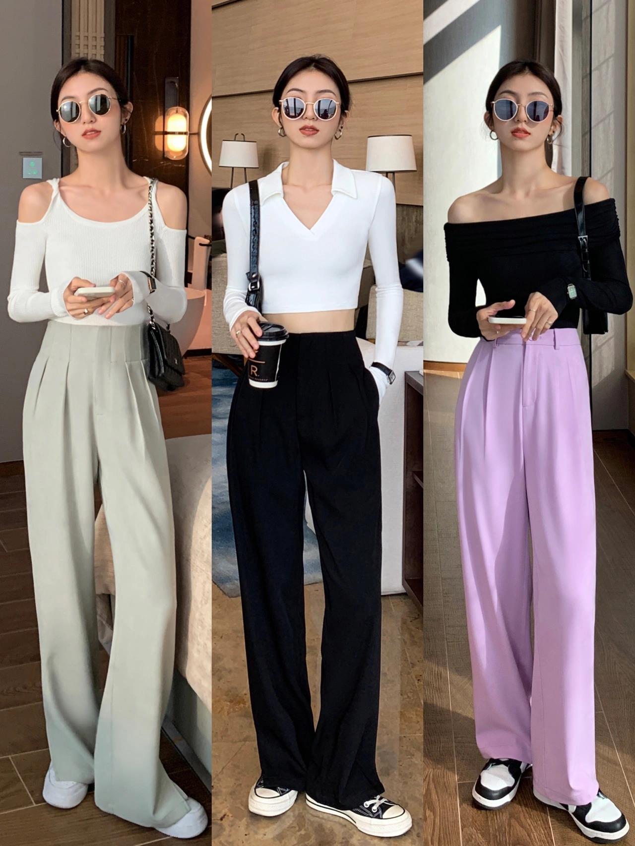 西装裤怎么穿才是正确的,上班穿的直筒西装裤