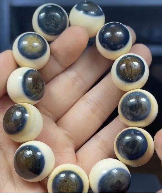 猛犸蓝眼象牙盘出来的效果,猛犸象牙蓝眼睛是什么