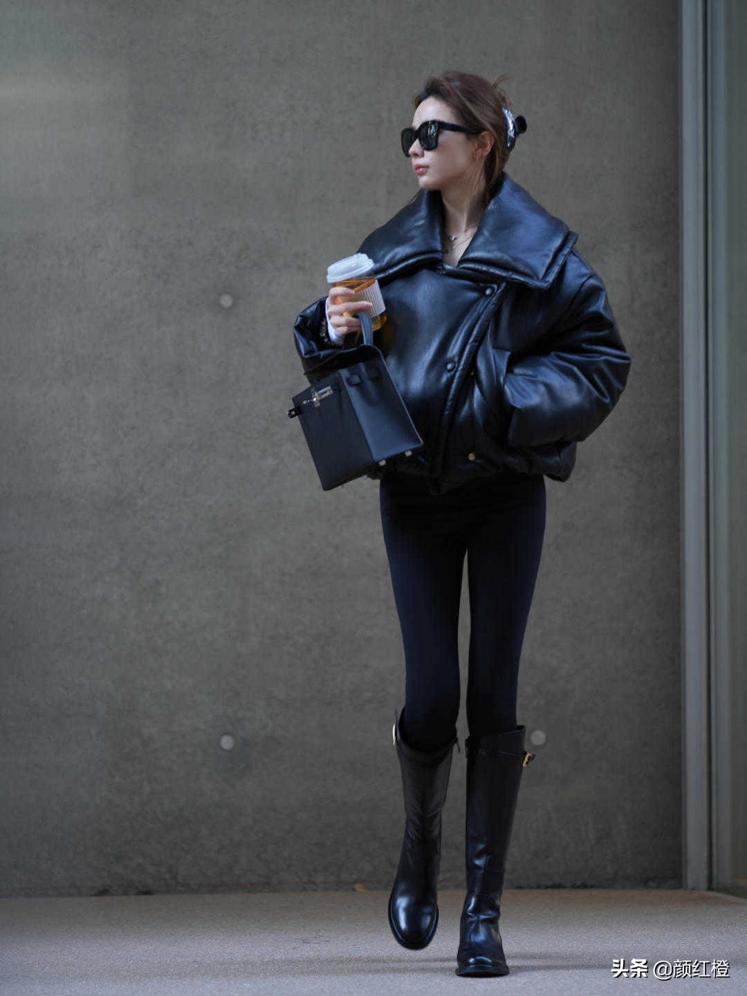 羊剖层皮革羽绒服短款,女款皮革粉色中长款加厚羽绒服