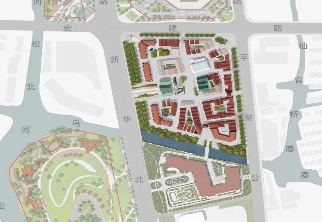 RhineScheme莱茵之华|平湖罗腾堡小镇概念研究