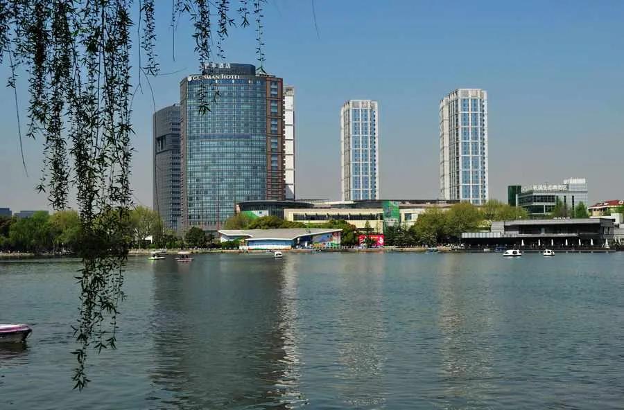 上海普陀长风公园风景,上海长风公园景观分析