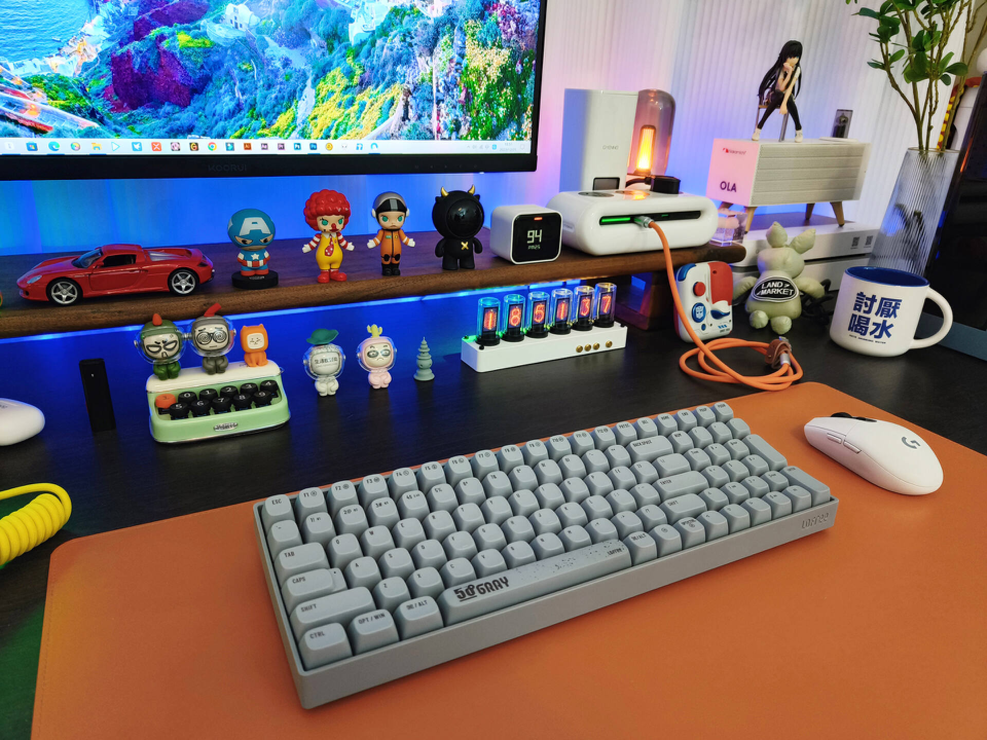 lofree洛斐小翘键盘测评,洛斐lofree星河小翘100键开箱