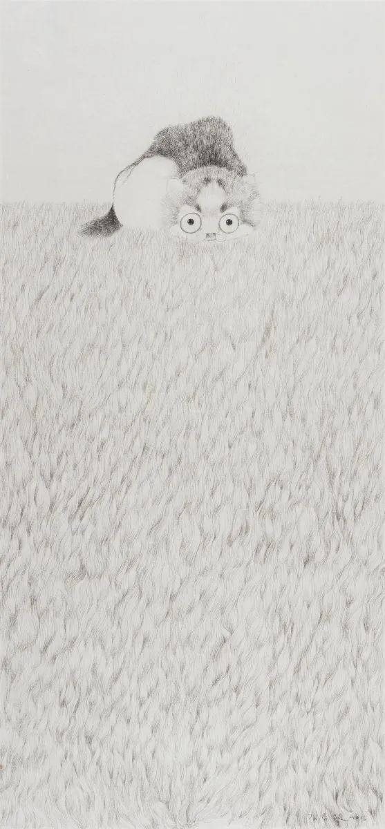 严谨细致的书法,水墨气韵生动的线描