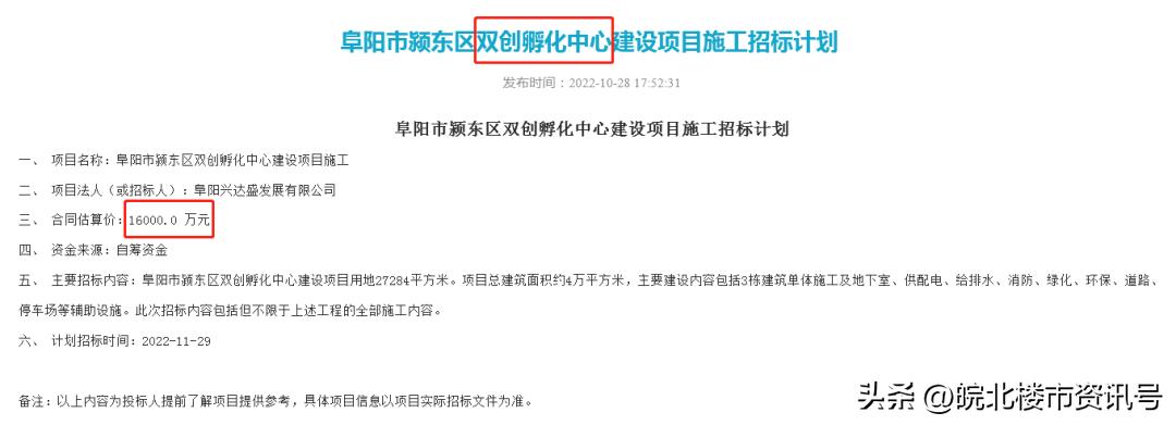 阜阳颍泉区即将签约的大项目,阜阳颍东新区有哪些项目