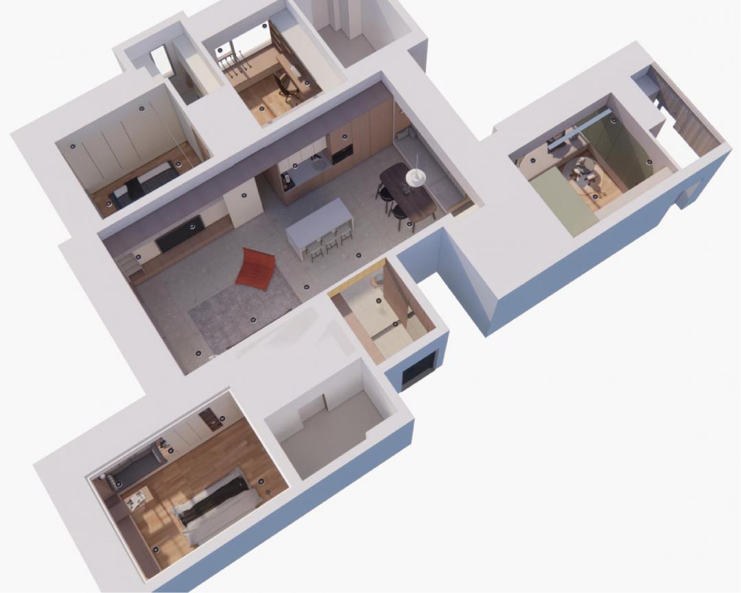 示觉设计|160㎡延续自然美感，重新定义亲子互动空间